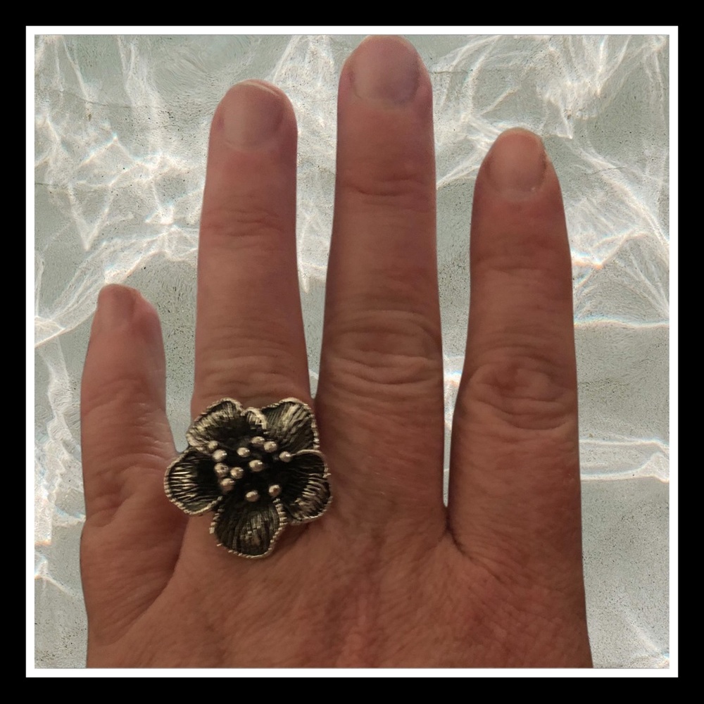 Brighton 2015 Silver FlowerRing